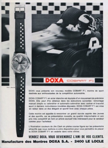Pub pour les montres Doxa
